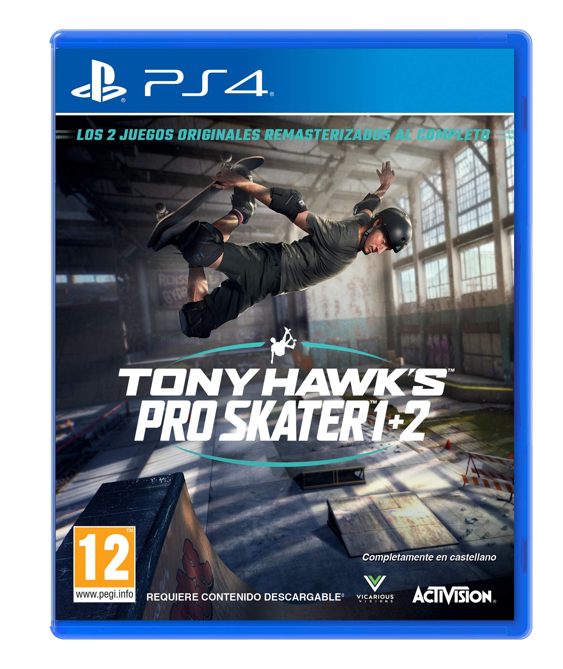 ACTIVISION Tony Hawk's Pro Skater 1 + 2 - Remasterizado, Skateboarding Clásico para Consolas ACTIVISION Tony Hawk's Pro Skater 1 + 2 - Remasterizado, Skateboarding Clásico para Consolas